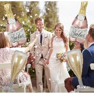 Large Champagne Beer Mug Whiskey Cocktail Drink Glass Bottle Birthday Balloon